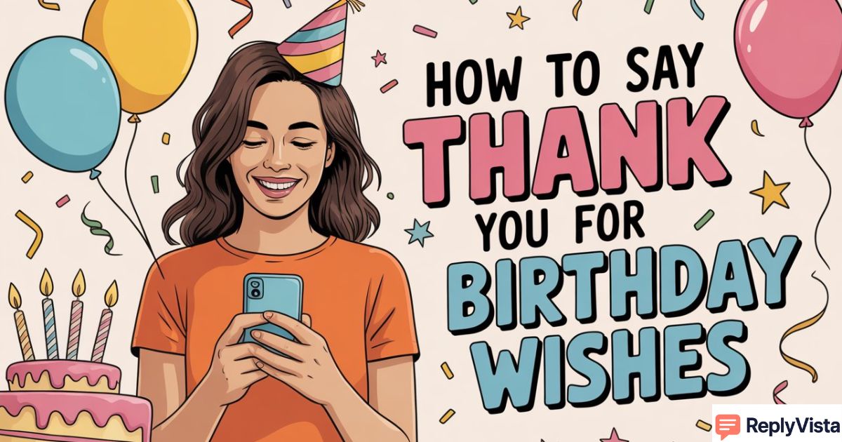 Birthday Thank You Responses