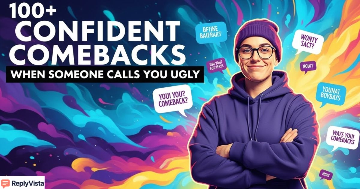 when someone calls you ugly