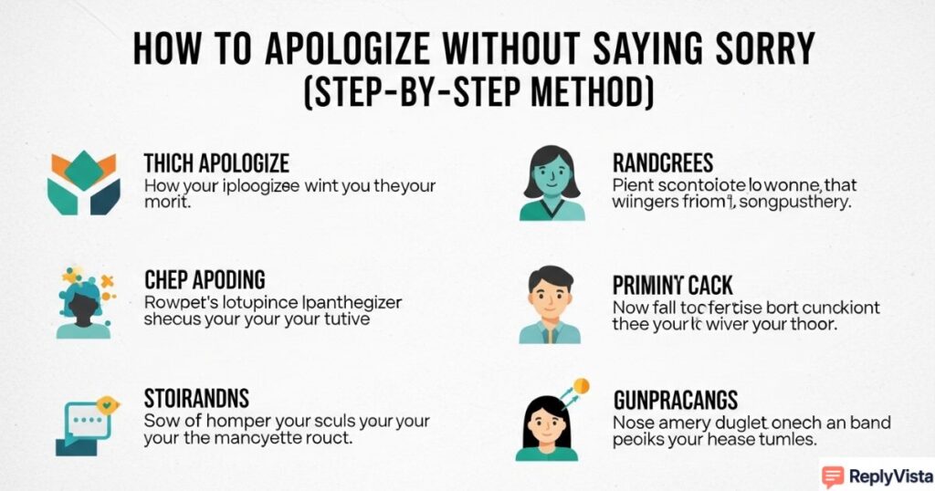 Apologize Without Saying Sorry