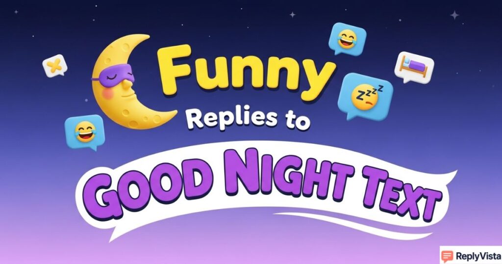 Funny Replies to Good Night Text